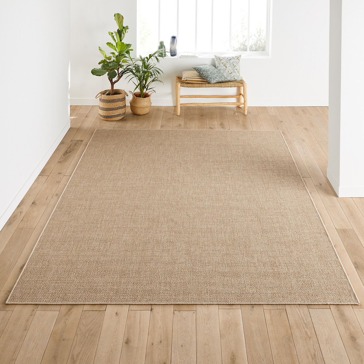 Tapis effet jute intérieur et extérieur XL Essen naturel, LA REDOUTE INTERIEURS
