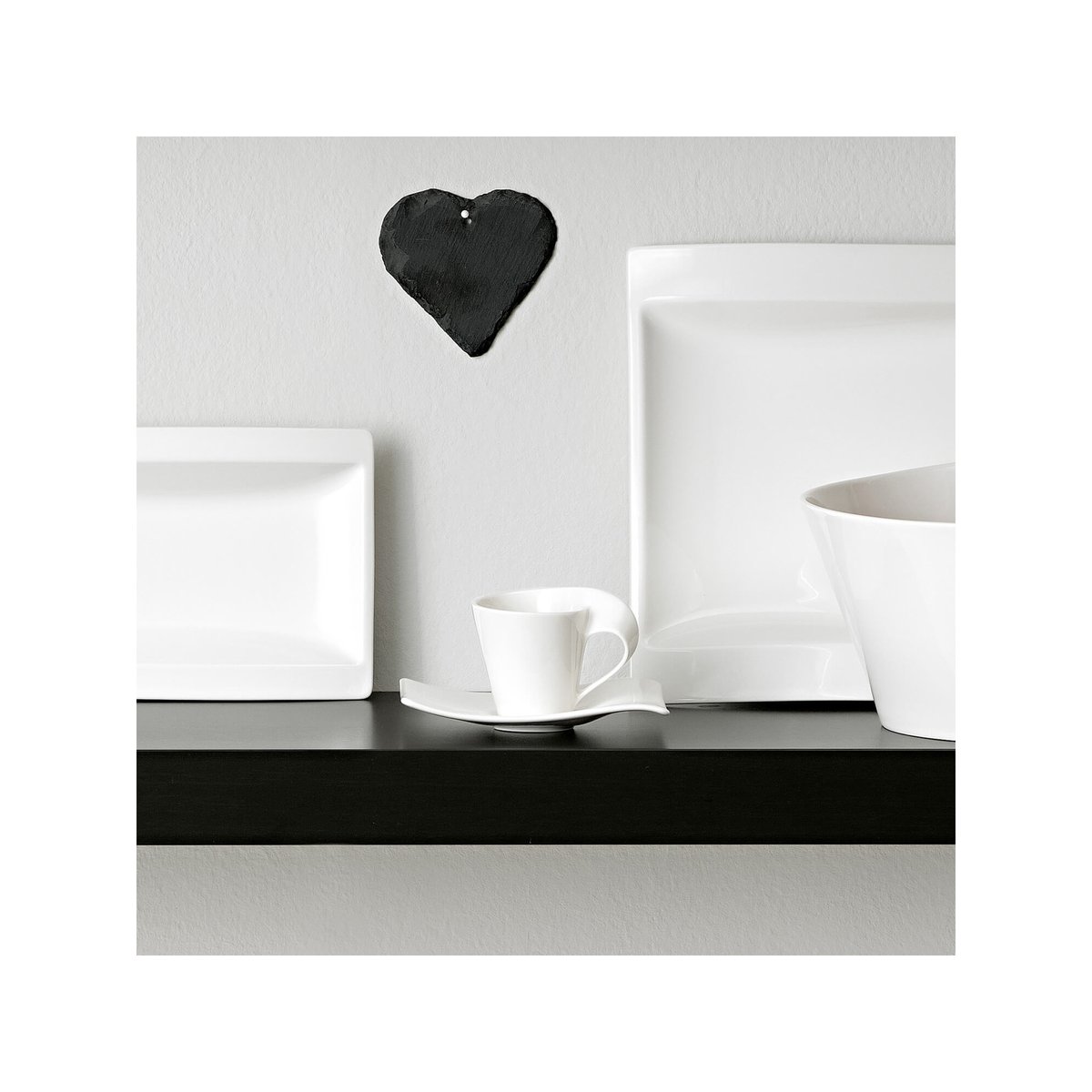Sous-Tasse À Expresso NEWWAVE blanc, VILLEROY & BOCH