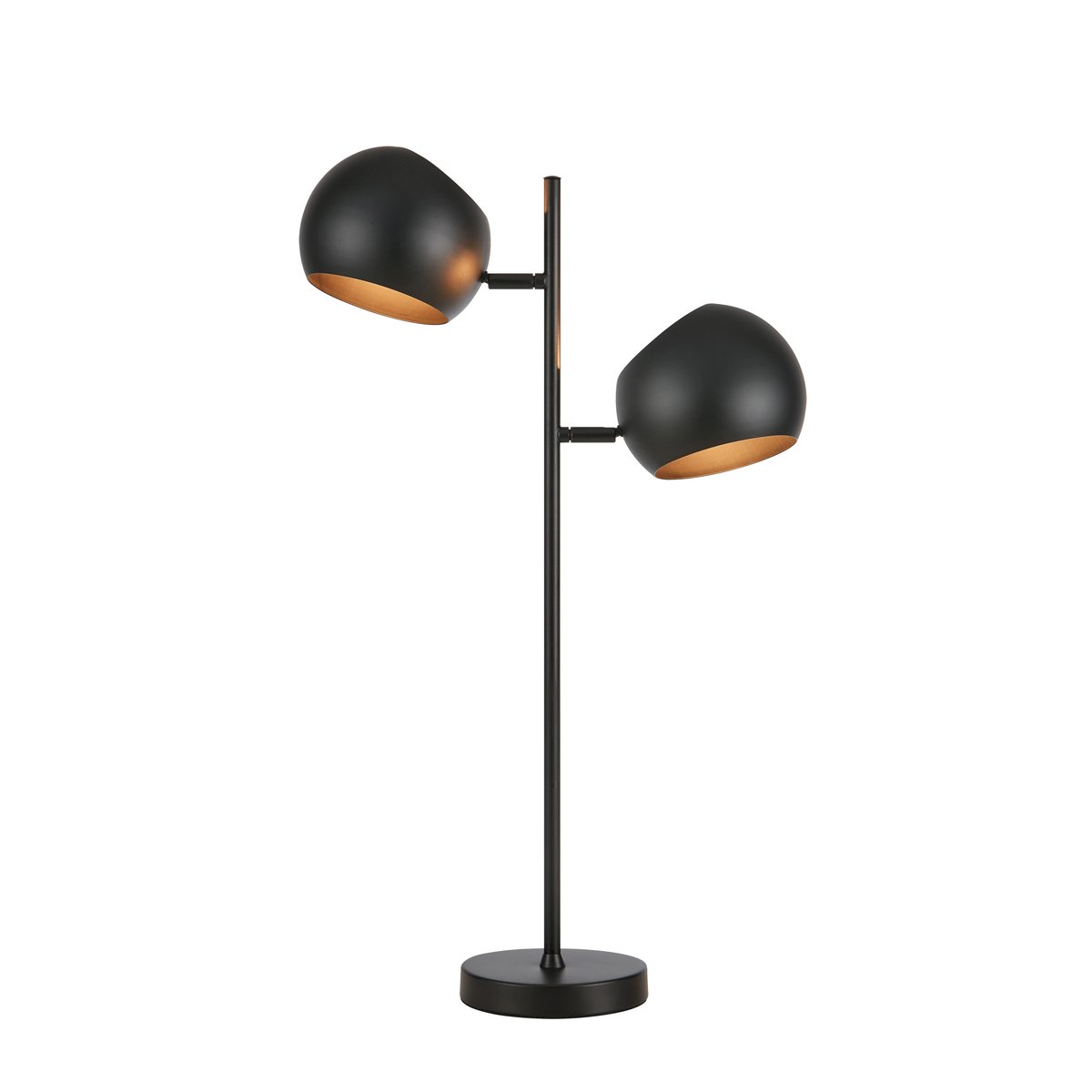 Lampe de table métal EDGAR noir, MARKSLOJD