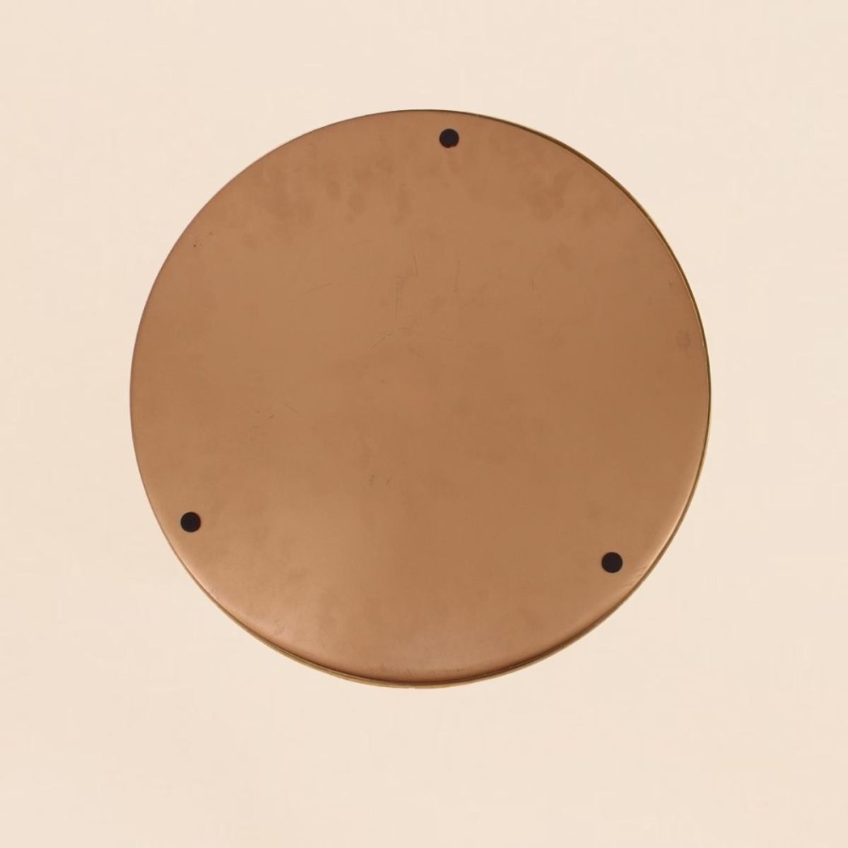 Plateau en métal doré aspect nacré 46cm doré, ORNAMI