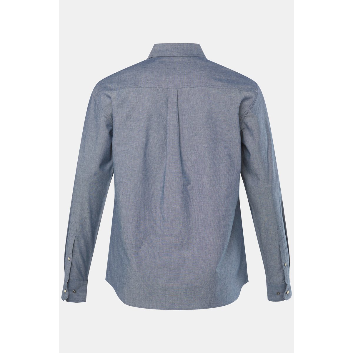 Chemise manches longues esprit cowboy bleu jean, JP1880