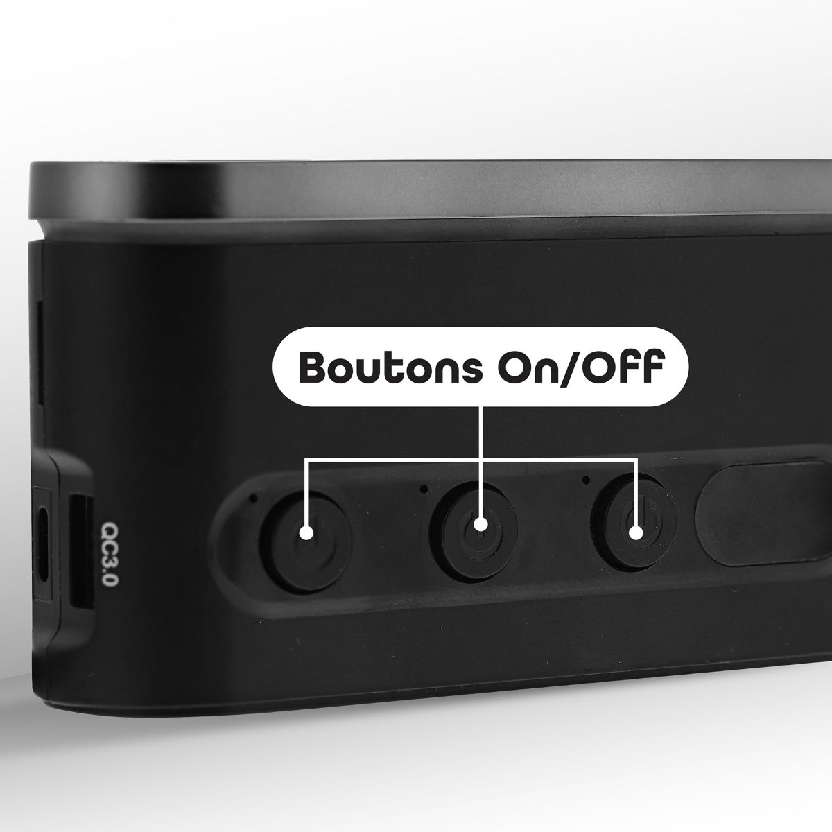 Chargeur allume cigare Station de charge 65W 7 en 1 USB-C noir couleur unique, TNB