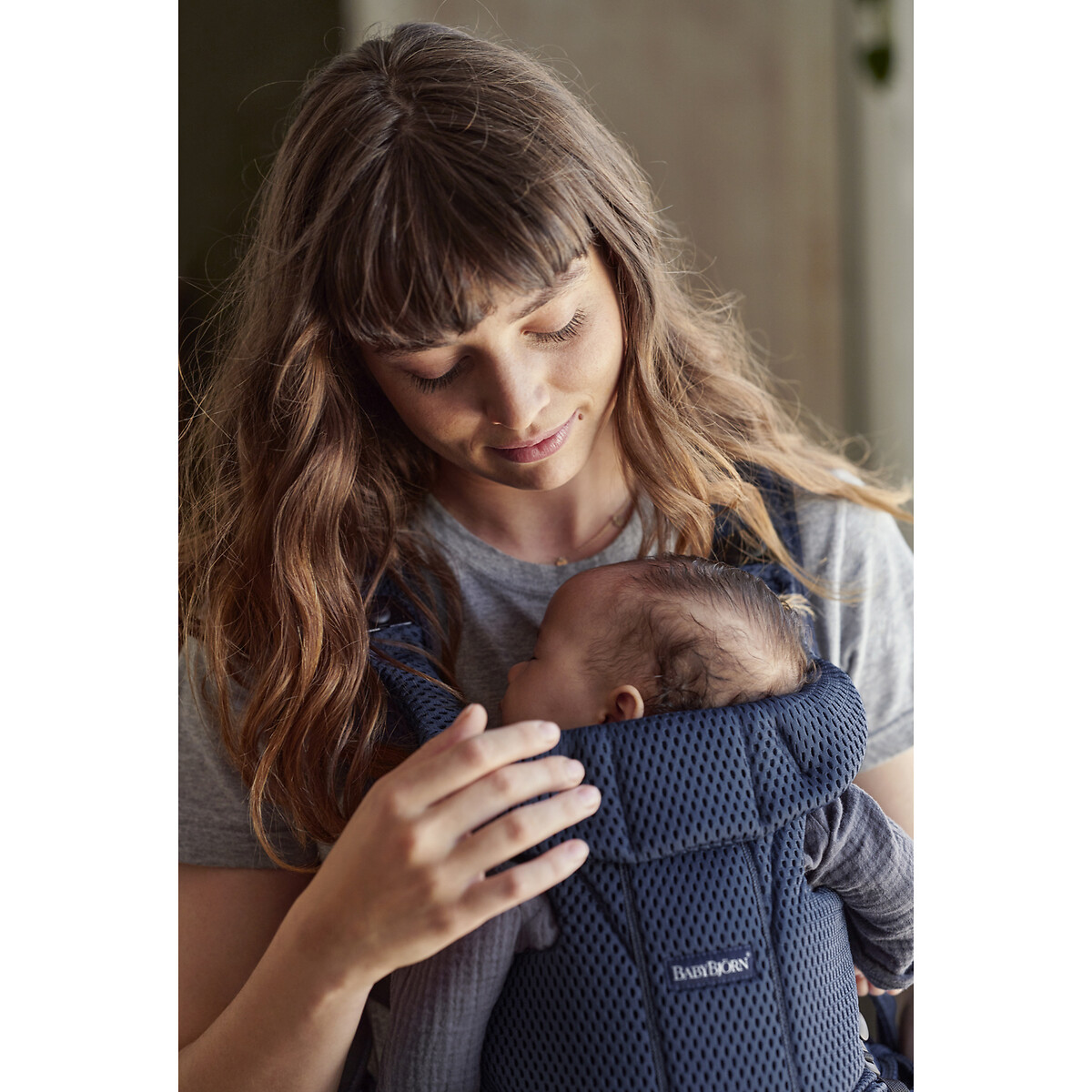 Porte bébé move mesh 3D bleu foncé, BABYBJORN