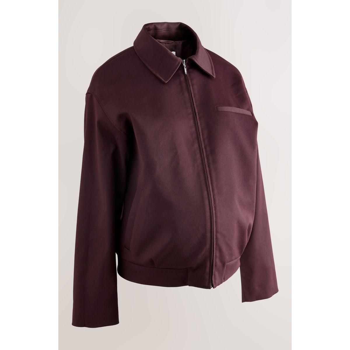 Bomber zippé rouge bordeaux, NEXT