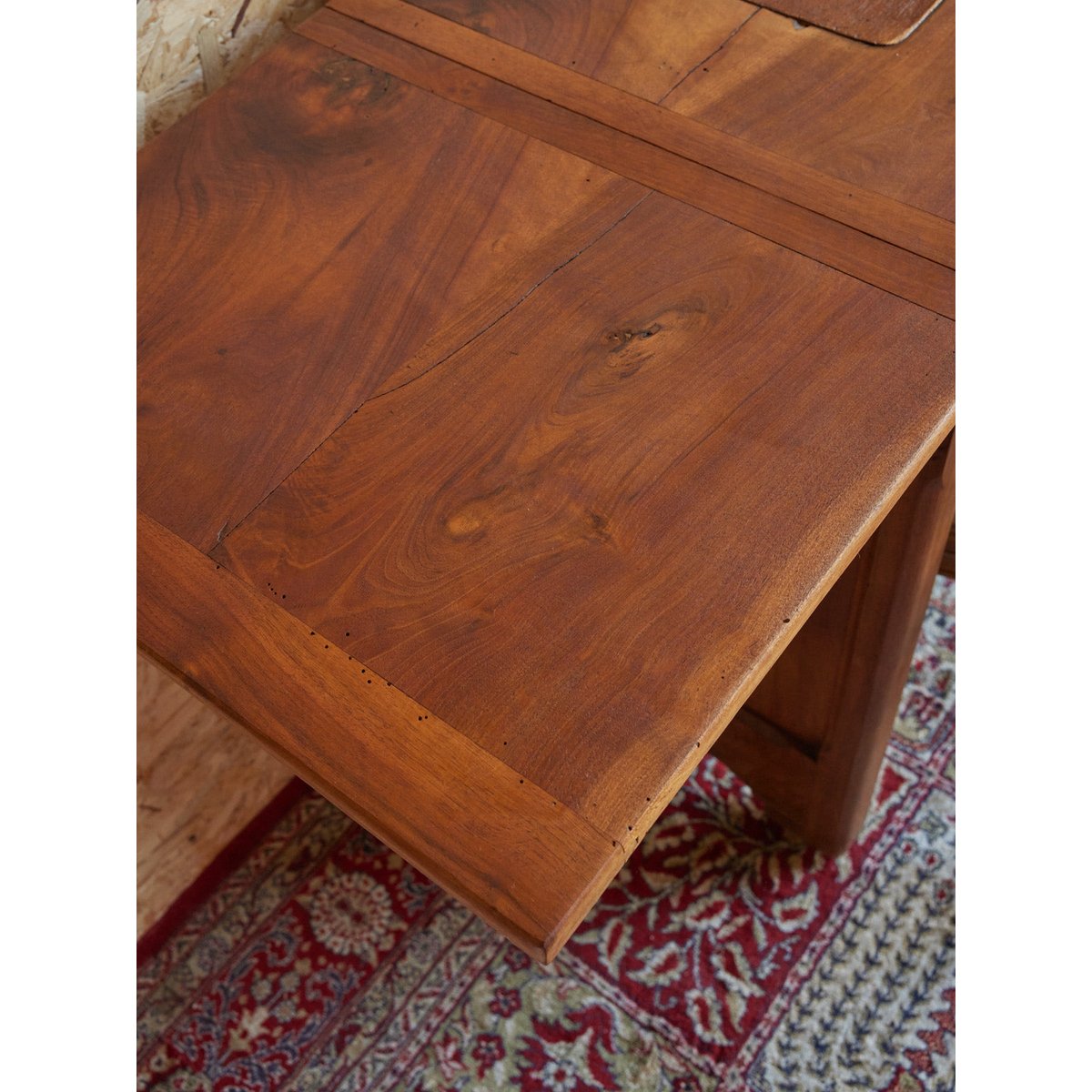 Table de couture en bois Francine N°942 - Bon état bois foncé, DEBONGOUT