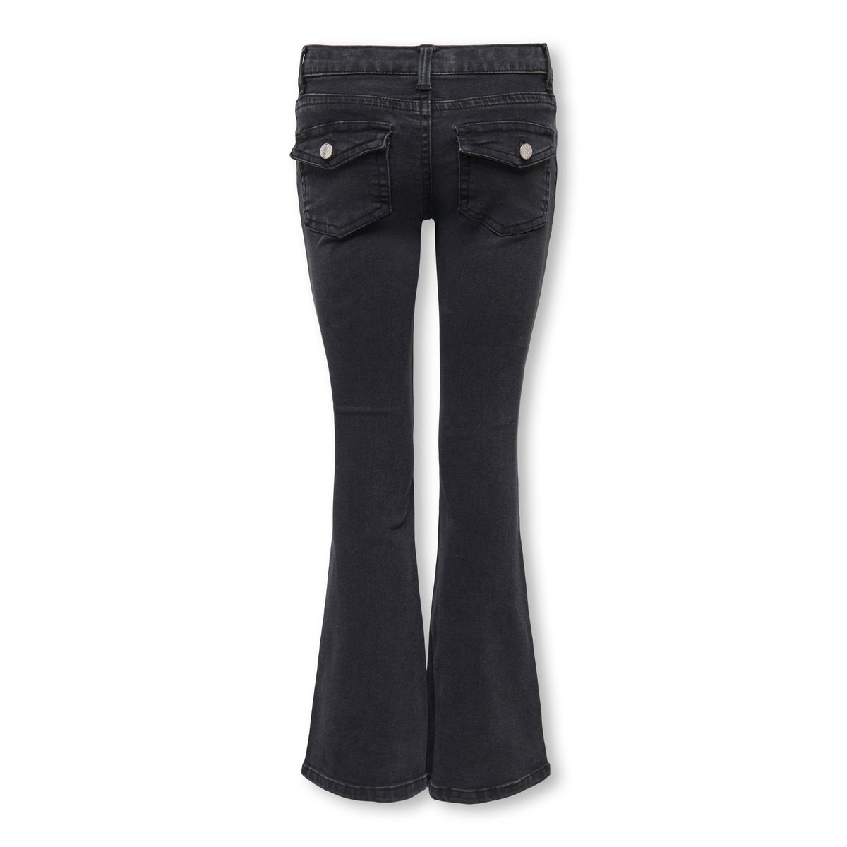 Jean Flared washed black, KIDS ONLY
