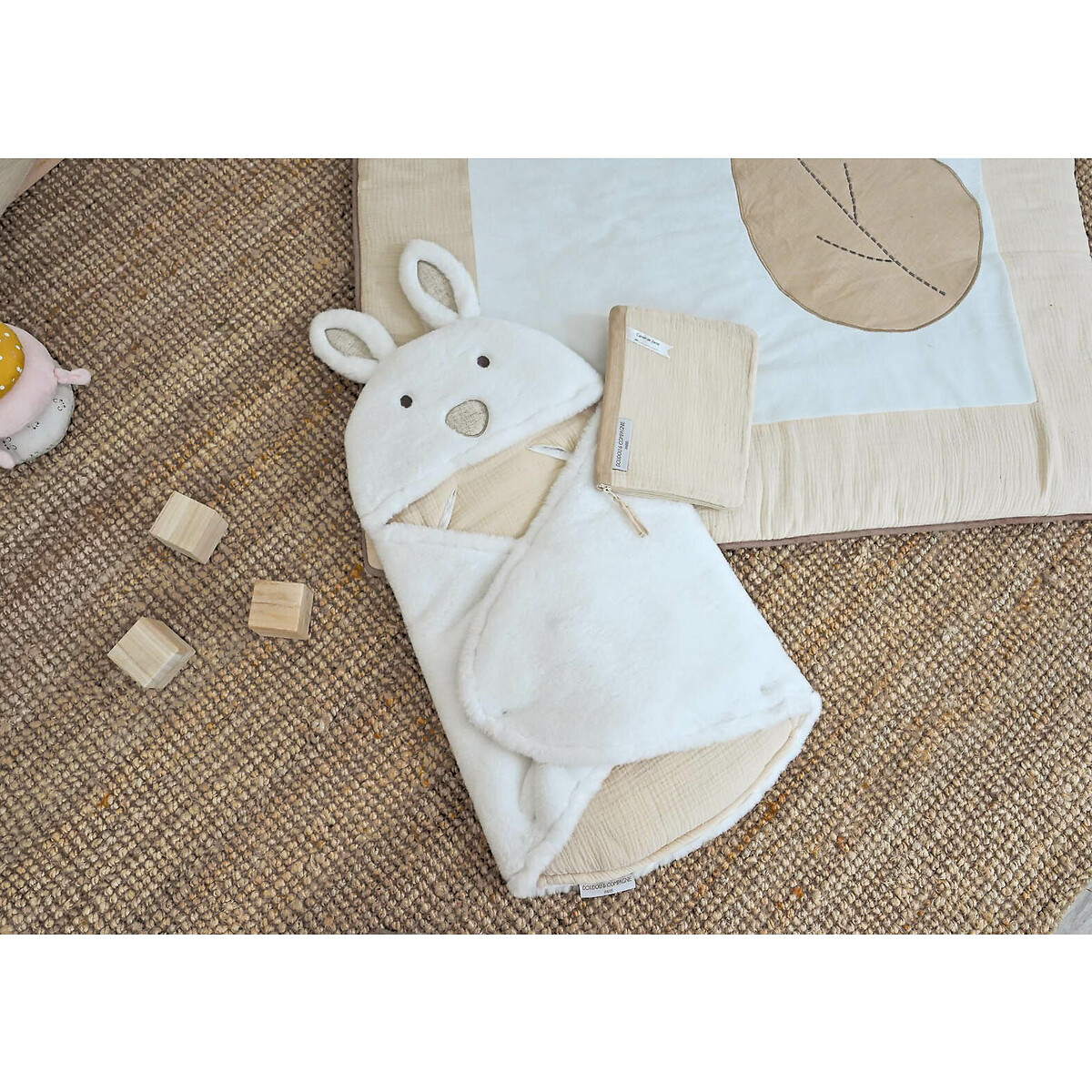 Tapis de parc tapidou happy wild beige, DOUDOU ET COMPAGNIE