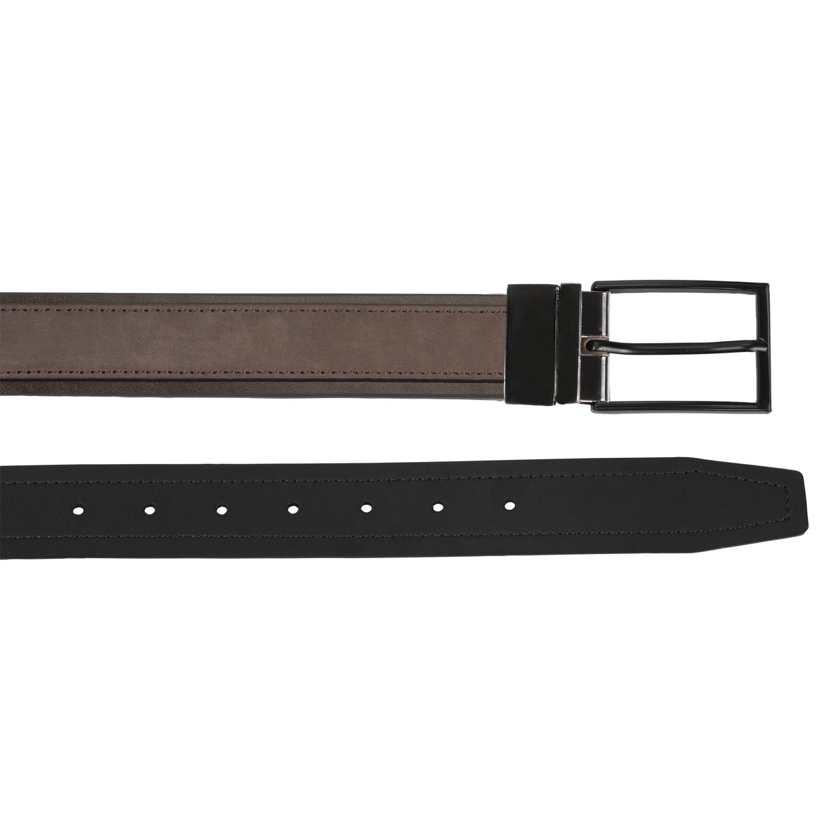 Ceinture noir/marron, ISOTONER