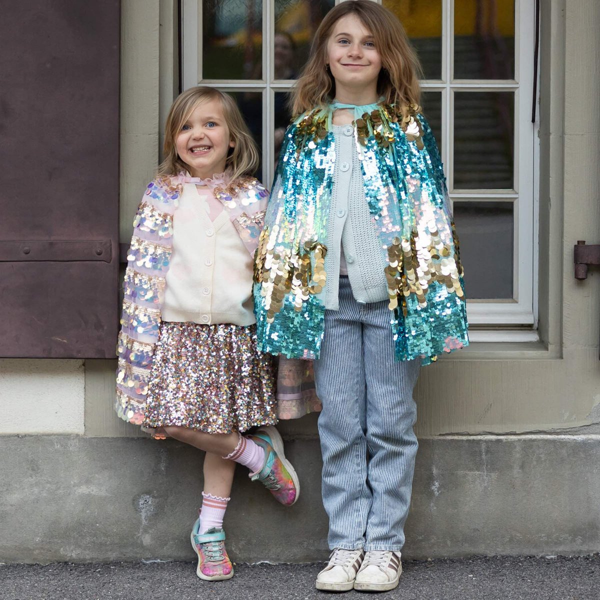 Déguisement enfant cape brillante The 5th Avenue rose, GREAT PRETENDERS