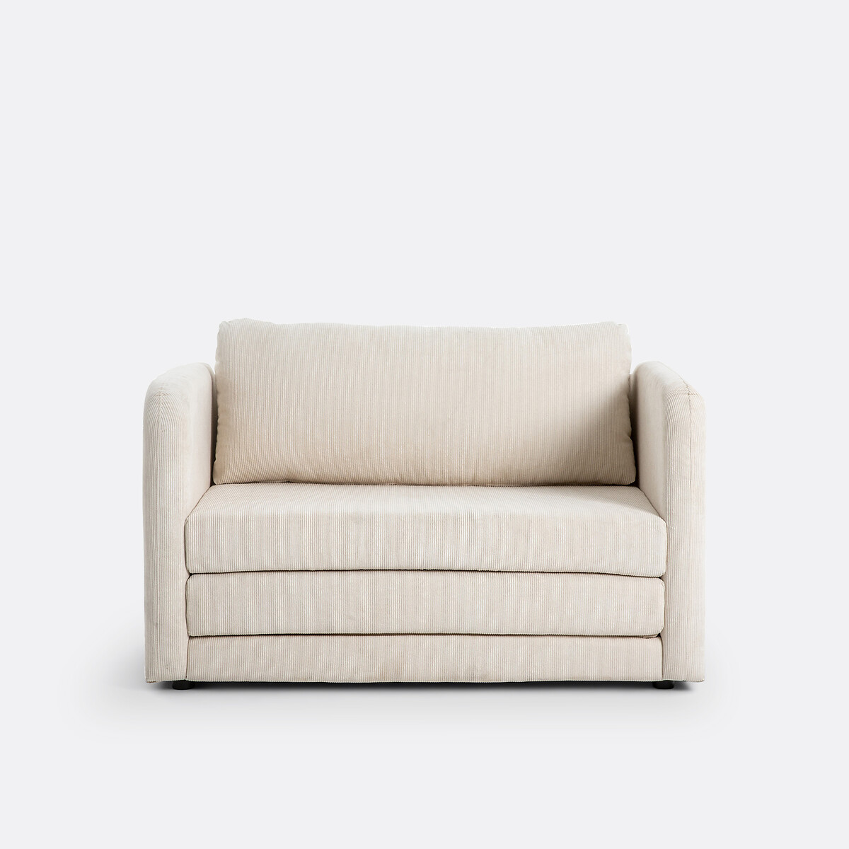 Banquette-lit velours côtelé Hazel ecru, LA REDOUTE INTERIEURS