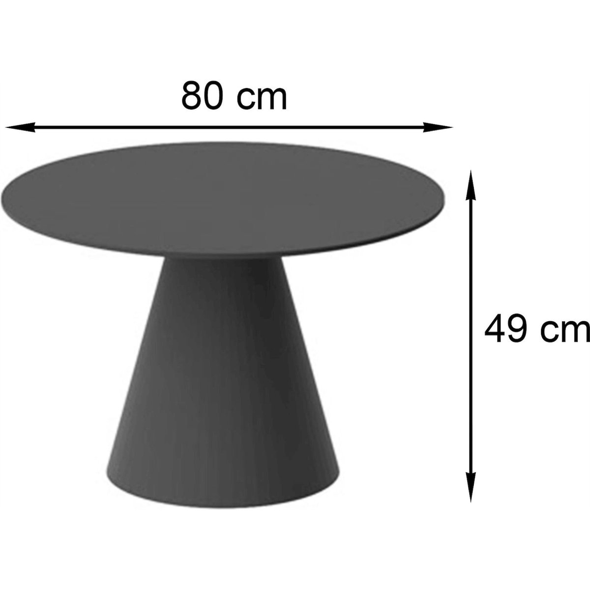 Table basse ronde piètement sculptural RITELLY cachemire, RECOLLECTION