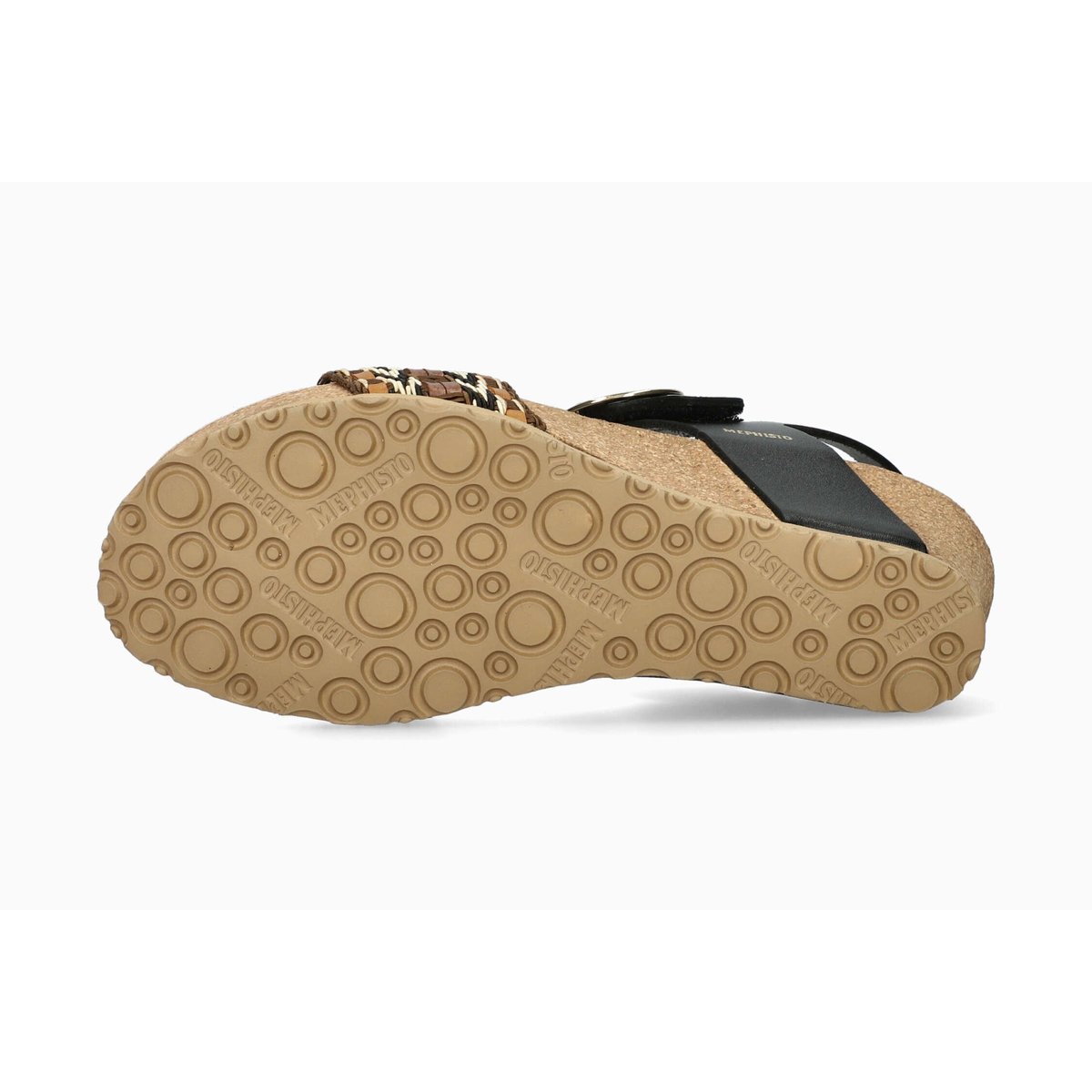 Sandales en cuir LAURE noir 5144, MEPHISTO