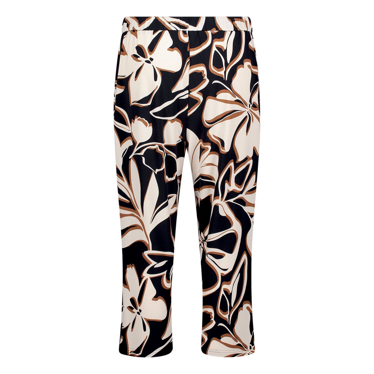 Pantalon à enfiler à pinces dark blue/brown, BETTY BARCLAY