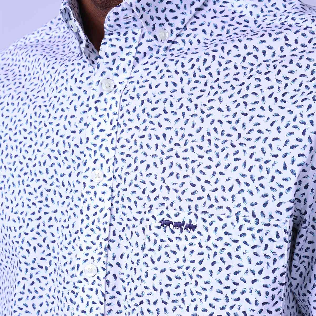 Chemise Haster bleu mineral, MISE AU GREEN