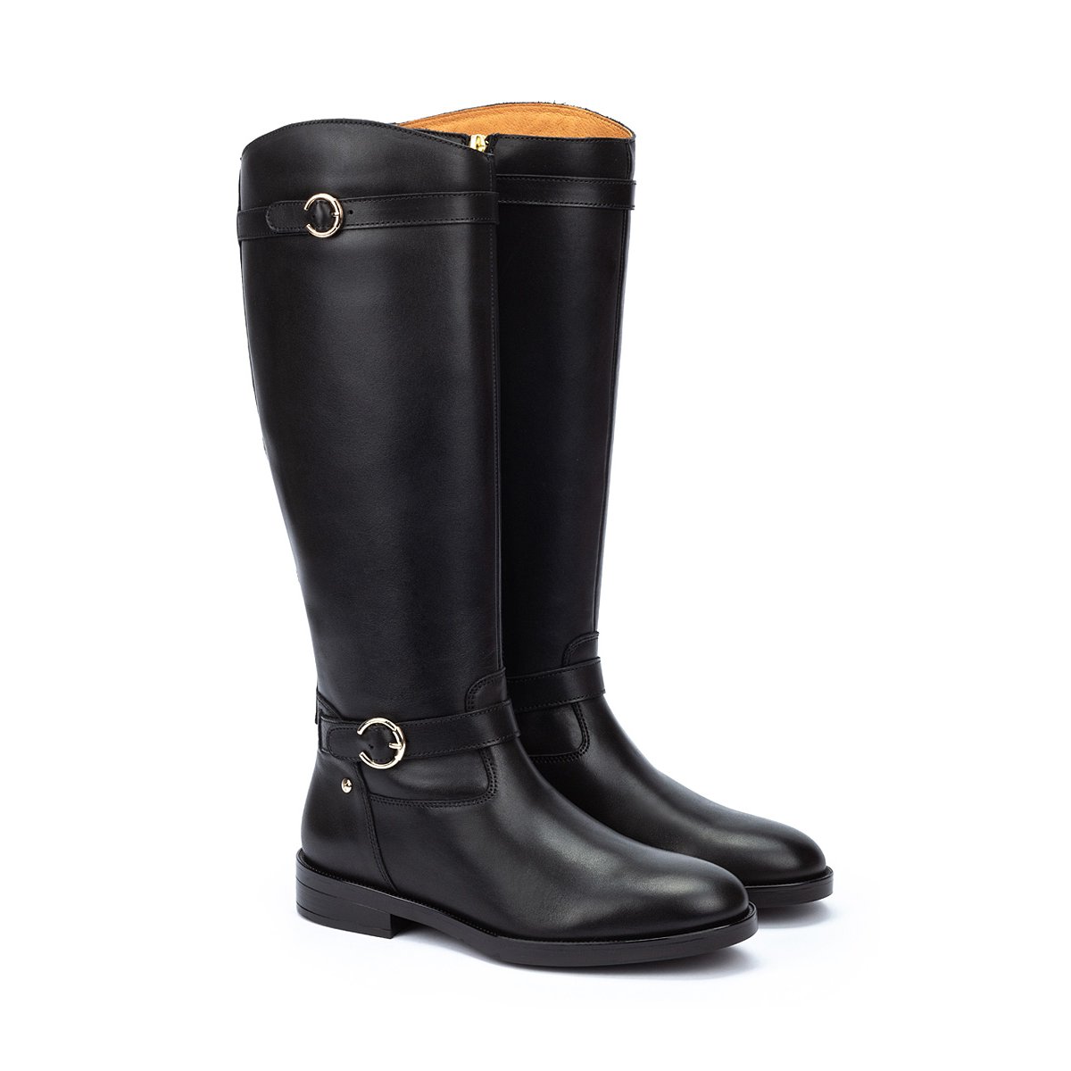 Bottes plates en cuir, PUERTOLLANO black, PIKOLINOS