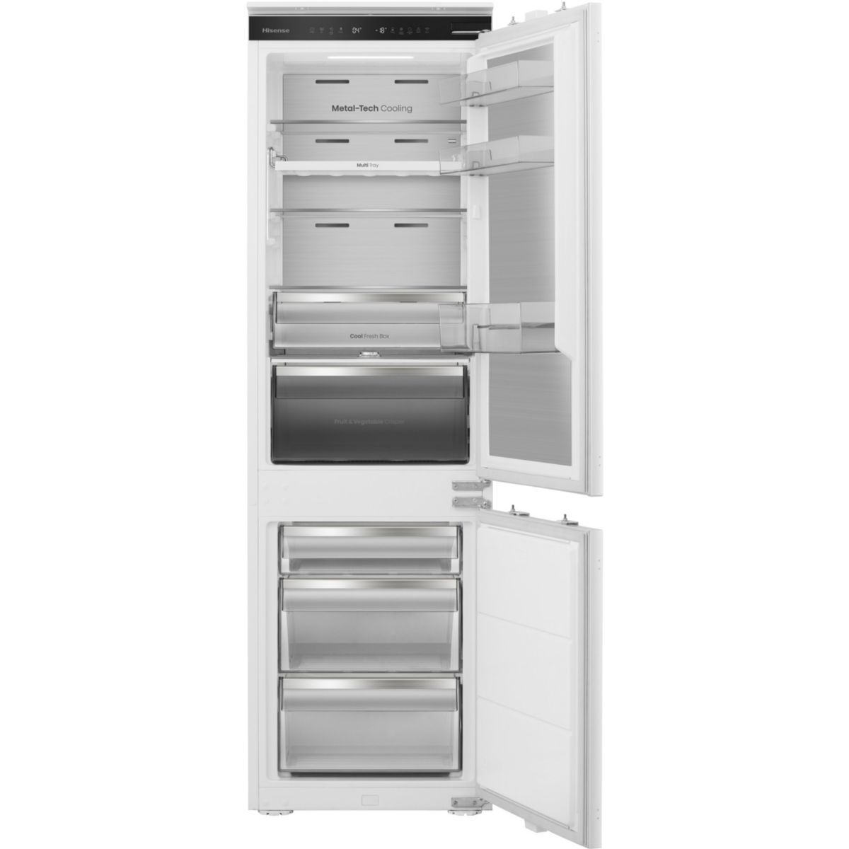 Réfrigérateur combiné encastrable RB5B250SSWD1 couleur unique, HISENSE