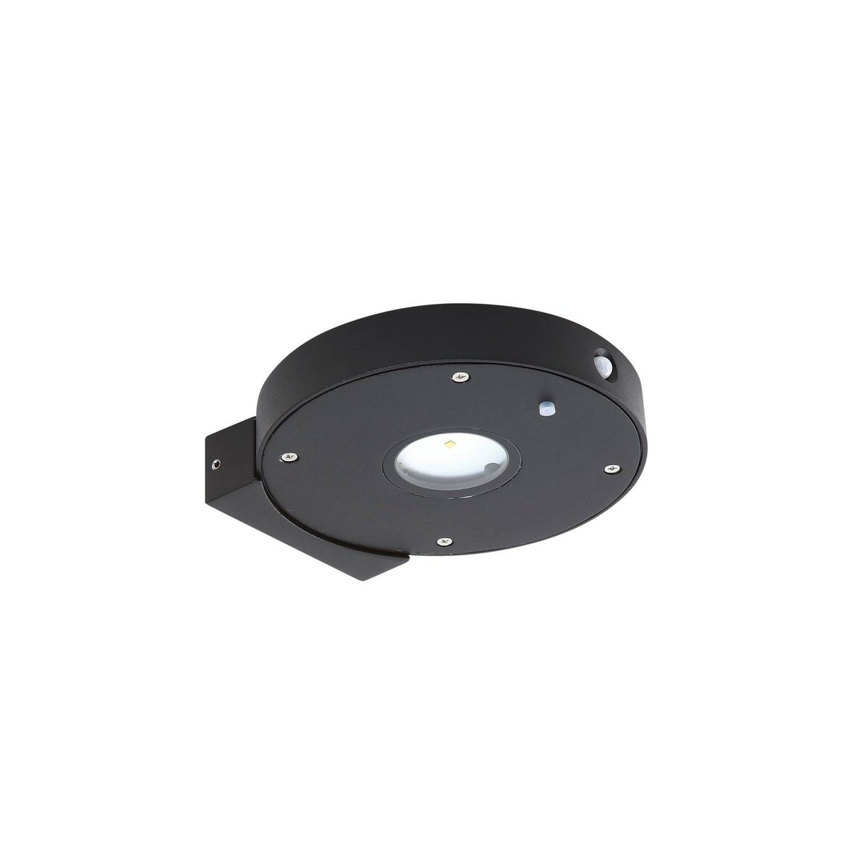 Lampe solaire extérieure en aluminiumLED noir, LUCANDE