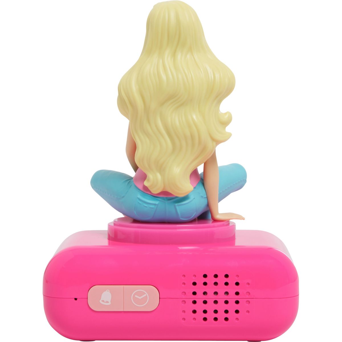 Réveil digital avec veilleuse lumineuse Barbie rose, LEXIBOOK