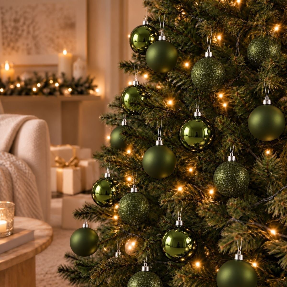 Boule de Noël vert, MICA DECORATIONS