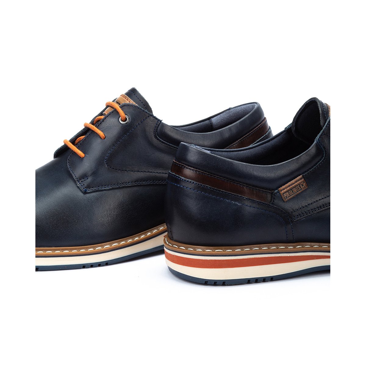 Chaussures à lacets cuir Avila blue, PIKOLINOS