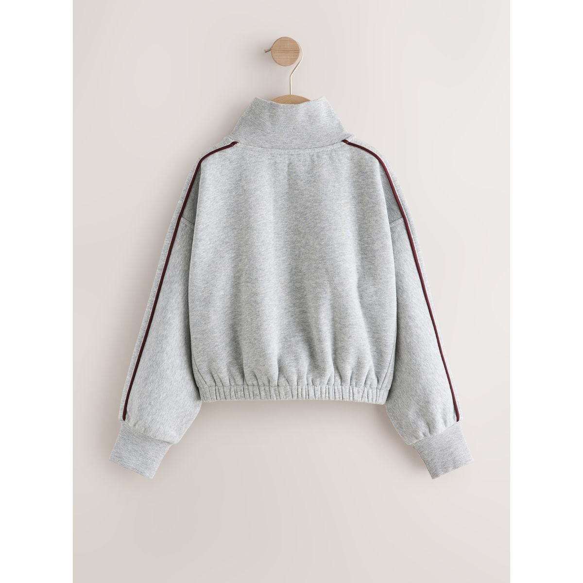 Sweat zippé gris, NEXT