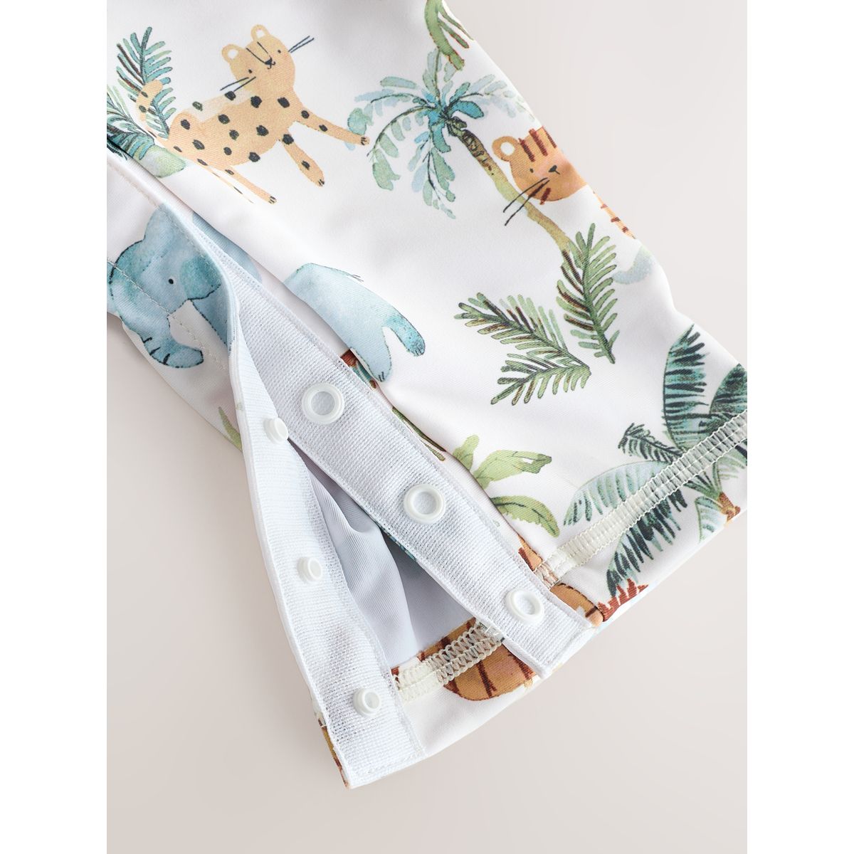 Ensemble maillot de bain anti-uv et chapeau blanc, NEXT