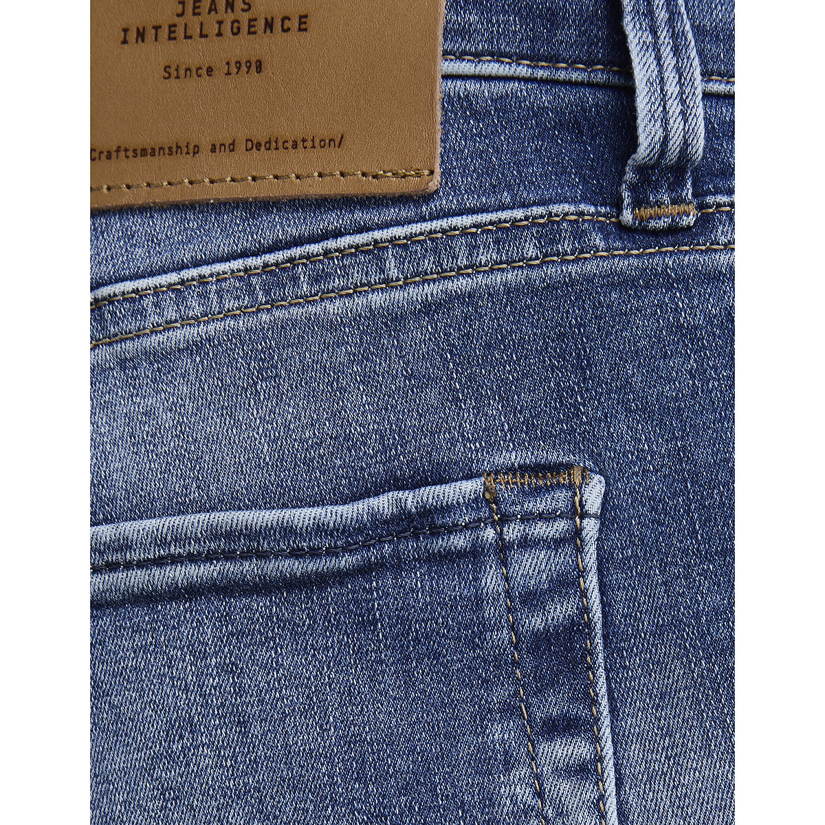 Jean slim stretch Glenn bleu clair, JACK & JONES
