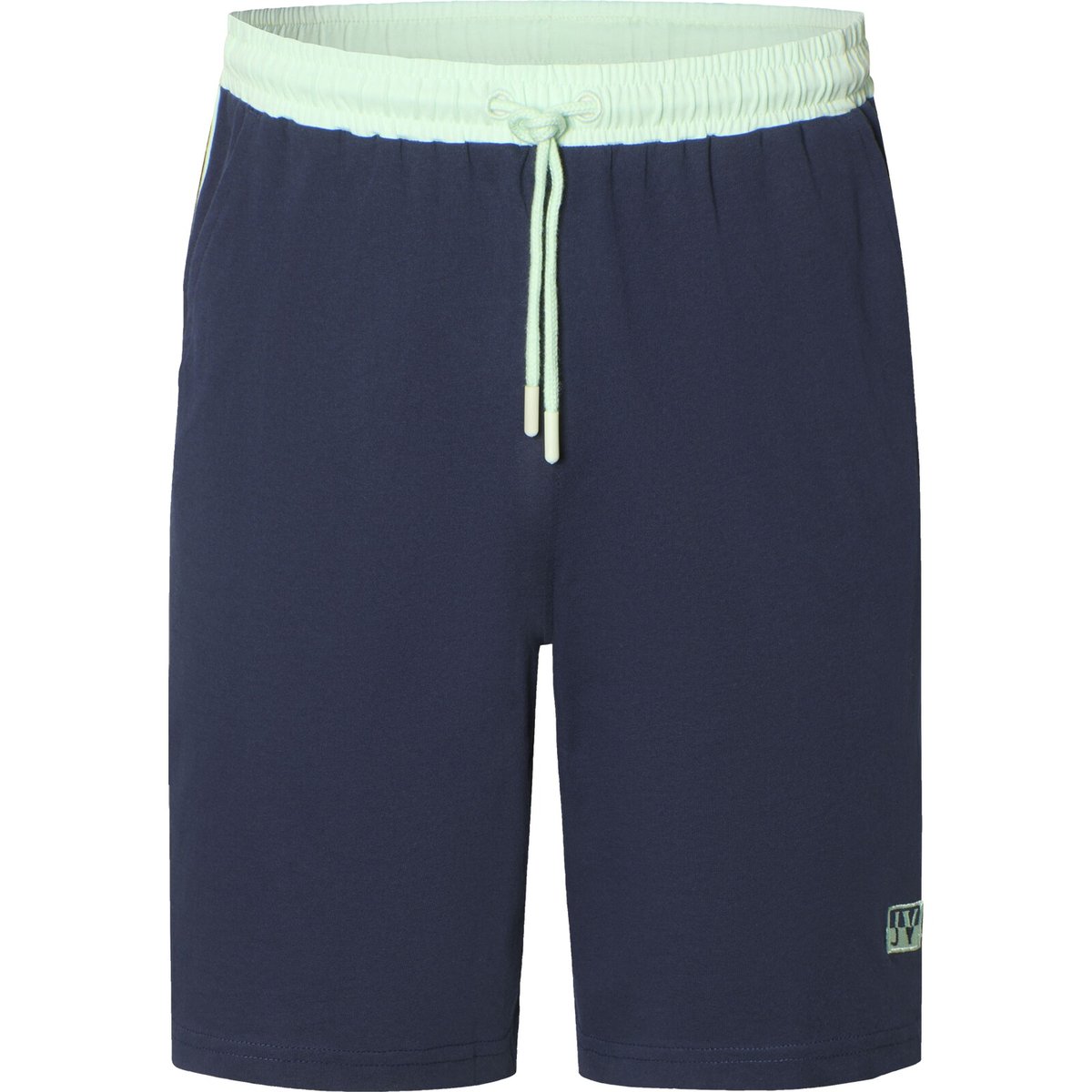 Short de pyjama BERMIK bleu foncé menthe, JAN VANDERSTORM