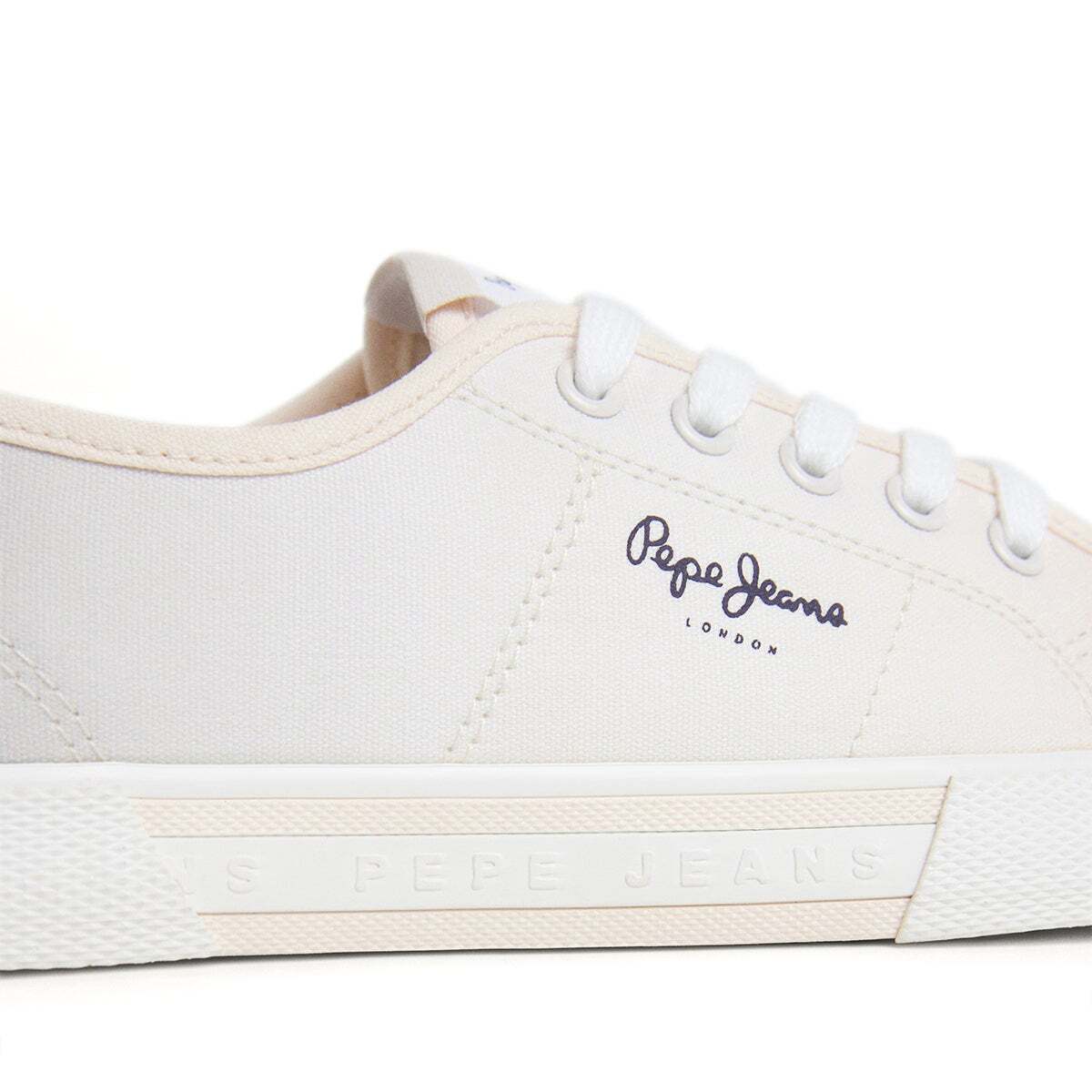 Baskets en toile Brady Colors beige pêche clair, PEPE JEANS