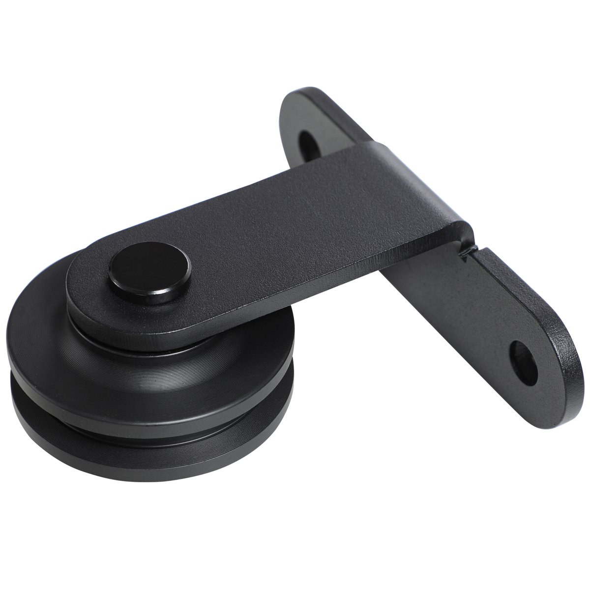 Kit de quincaillerie pour porte coulissante noir, HOMCOM