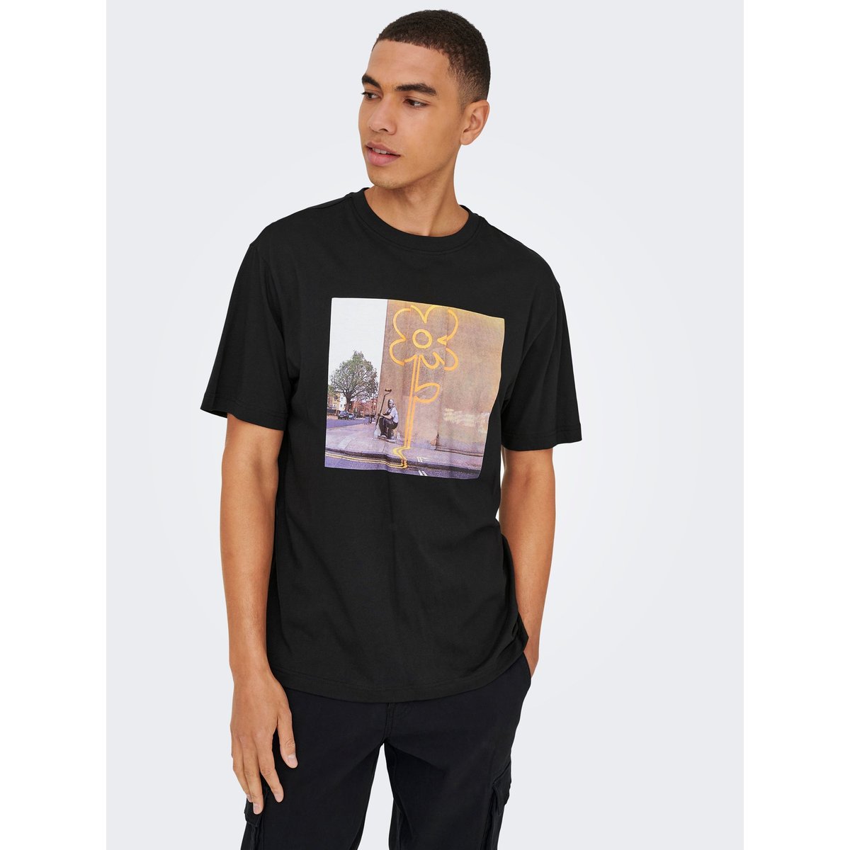 T-Shirt black 1, ONLY & SONS