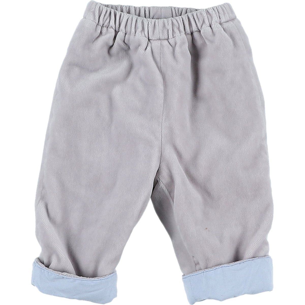 Pantalon velours lisse - Bon état gris, CYRILLUS