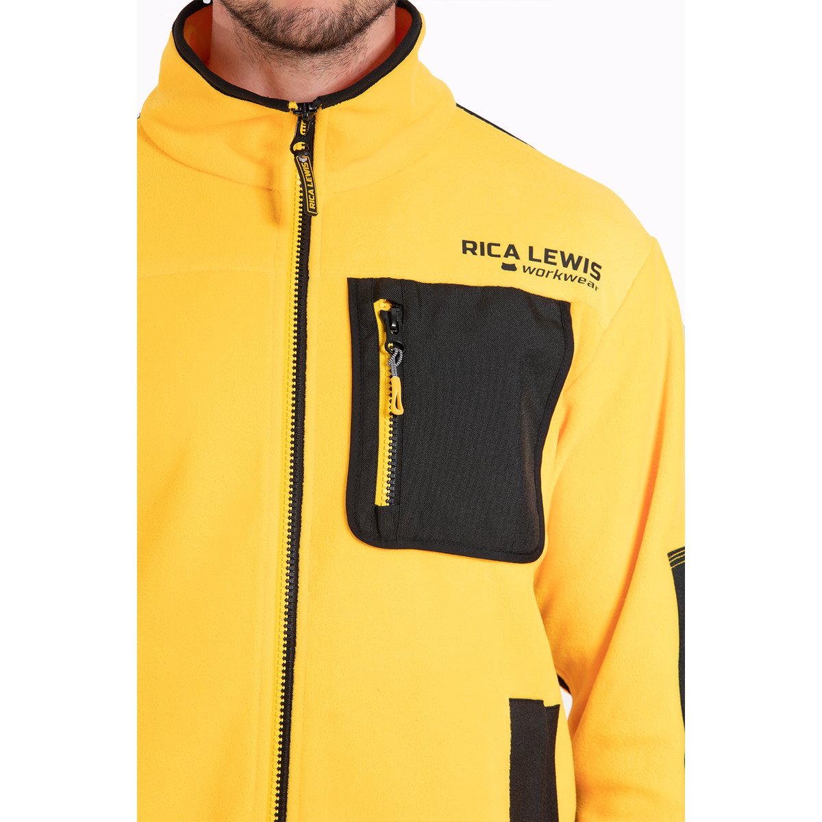 Veste polaire micro-aérée WAFT noir, RICA LEWIS