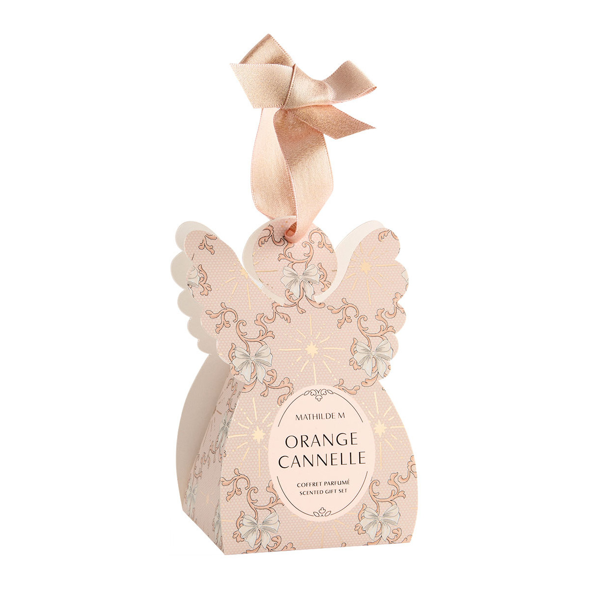 Coffret Surprises Ange parfum Orange Cannelle RUBANS DE FÊTE orange, MATHILDE M
