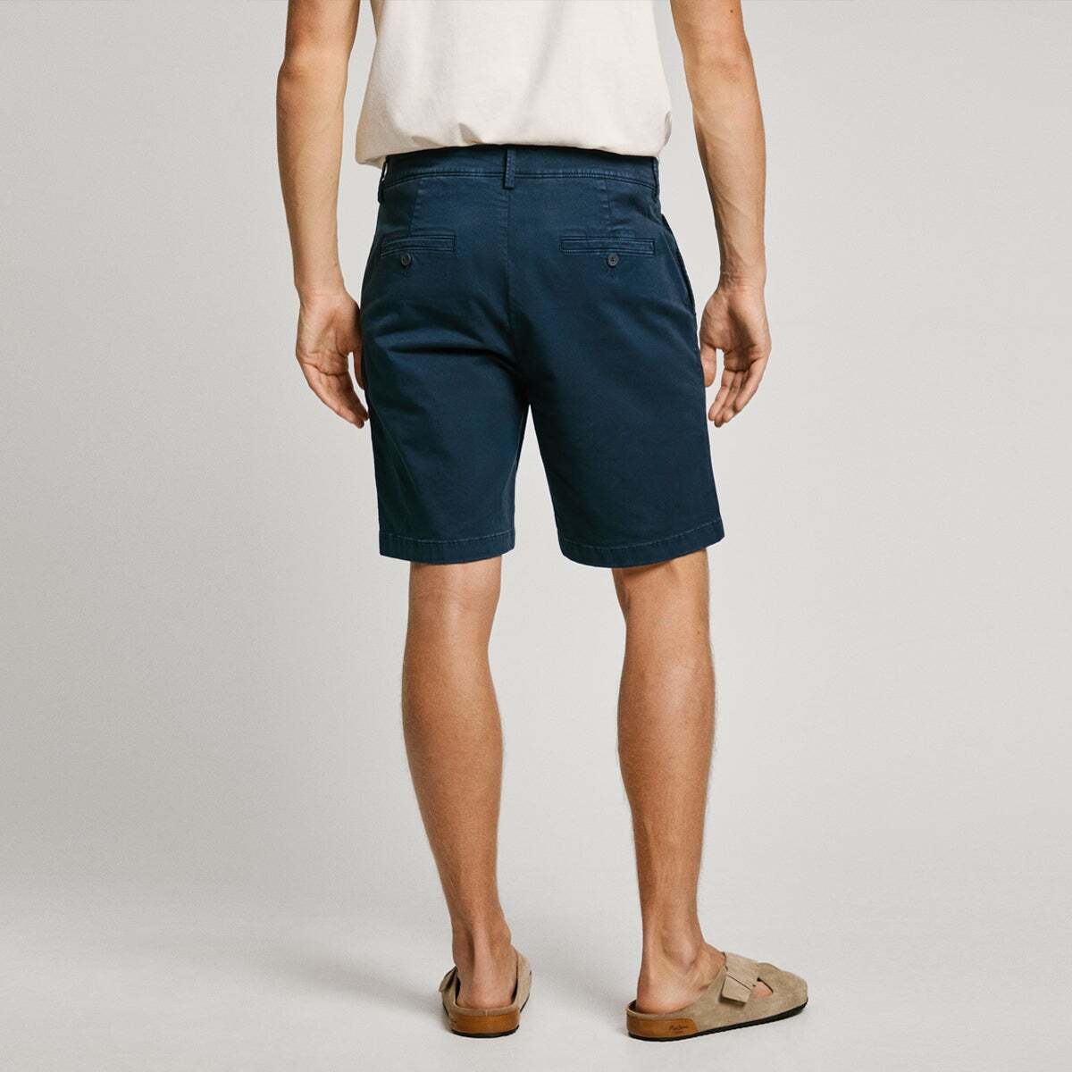 Bermuda Chino Coupe Regular bleu dulwich, PEPE JEANS