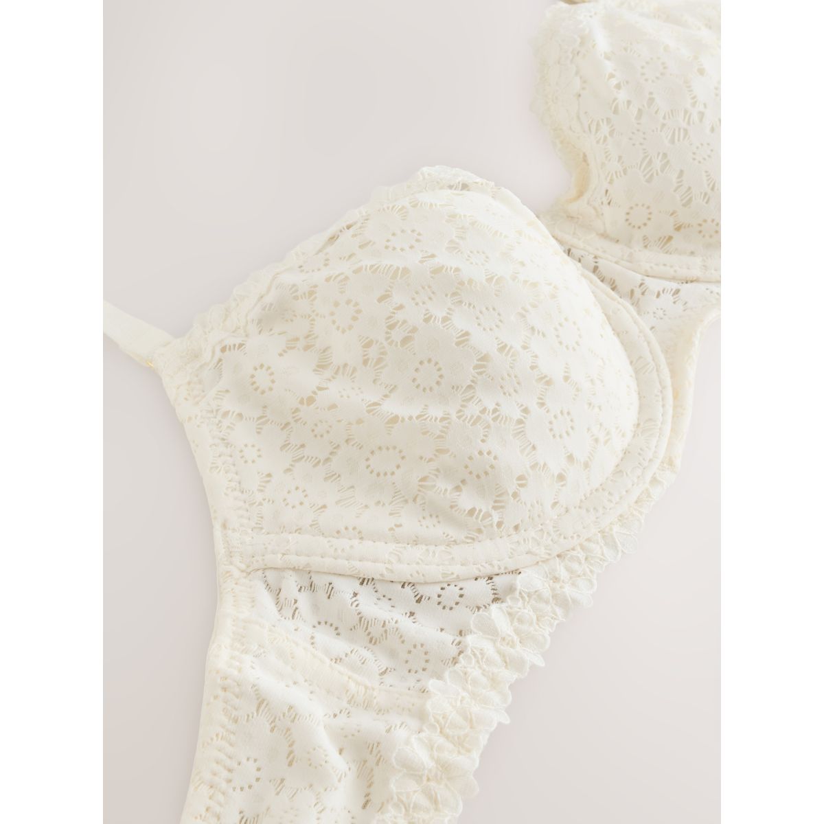 Soutien-gorge en dentelle crème, NEXT