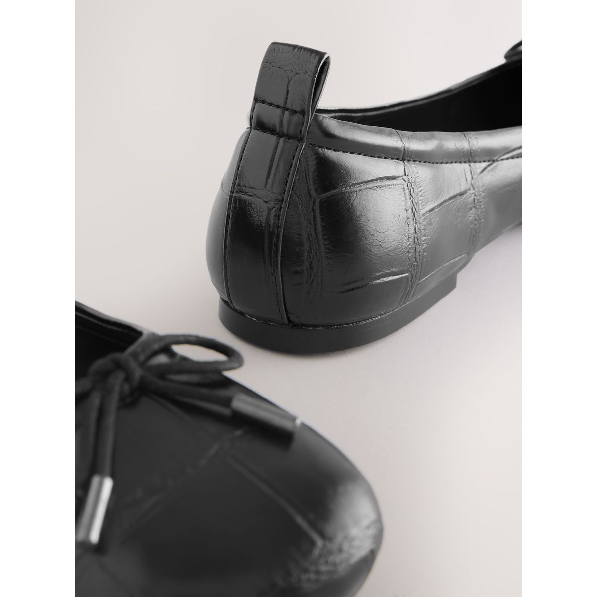 Ballerines forever comfort® à bout carré noir, NEXT