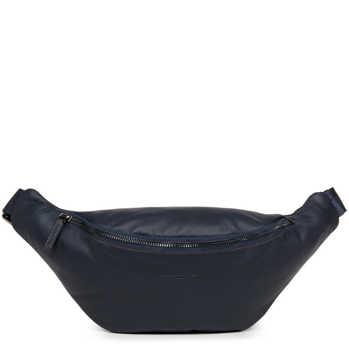 Sac banane SOFT VINTAGE HOMME bleu - fonce - camel, LANCASTER