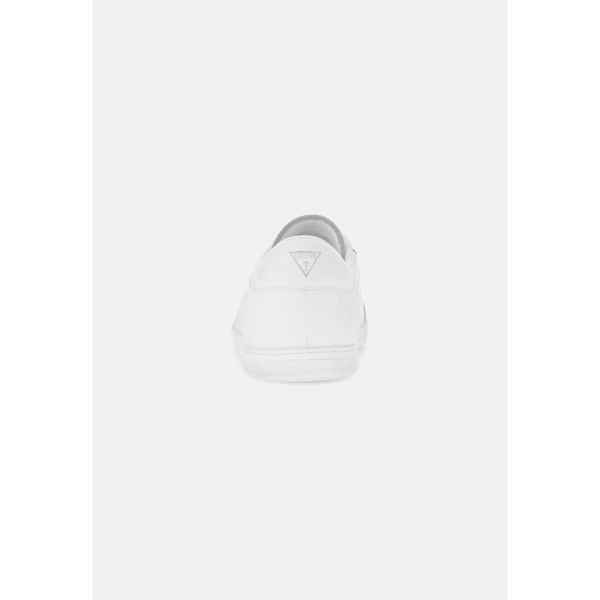Baskets En Cuir Véritable Nixxter blanc, GUESS