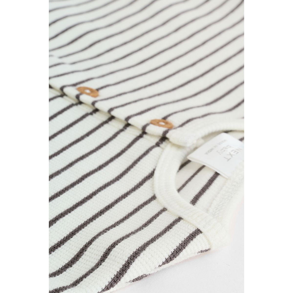 T-shirt à manches longues pour bébé, lot de 4 mono stripe, NEXT
