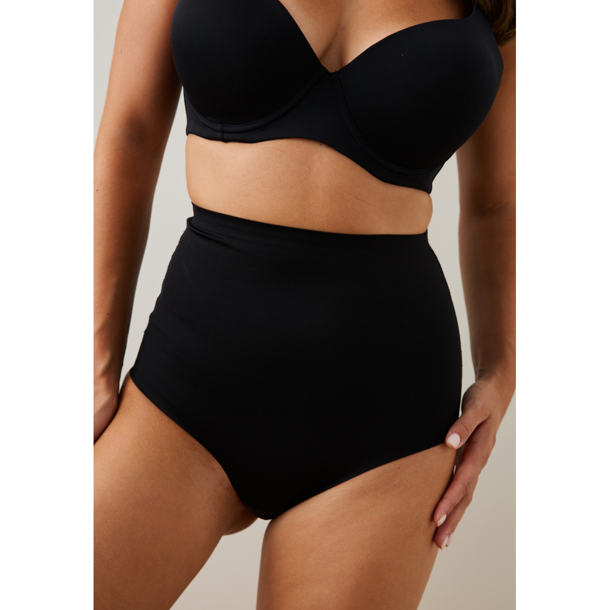 Culotte taille haute Louna noir, VARIANCE