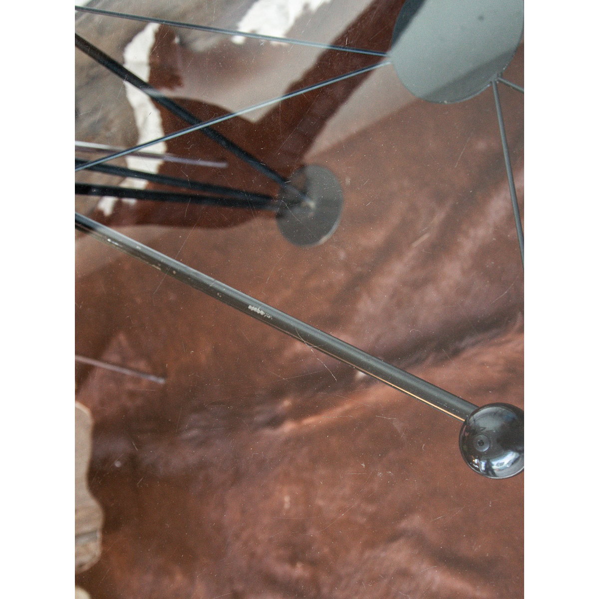 Table à manger en métal Karla N°60 - Bon état transparent, DEBONGOUT