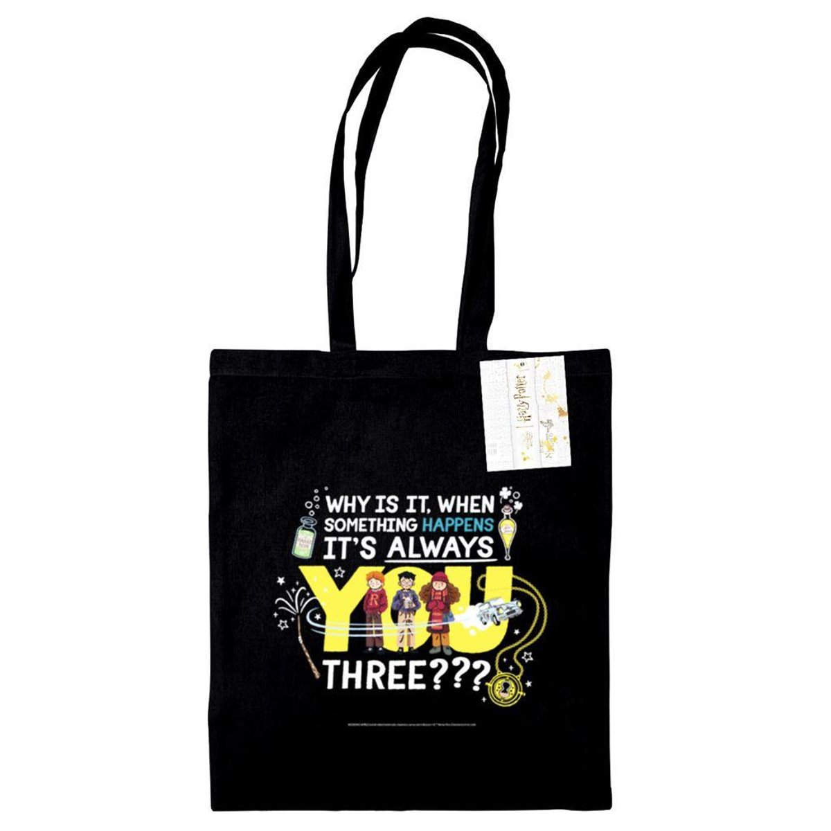 Tote bag ALWAYS YOU THREE noir, HARRY POTTER