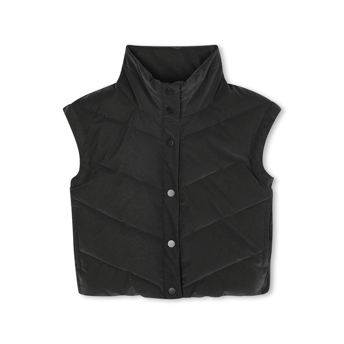 Veste en duvet sans manches pailletée dark grey, BILLIEBLUSH