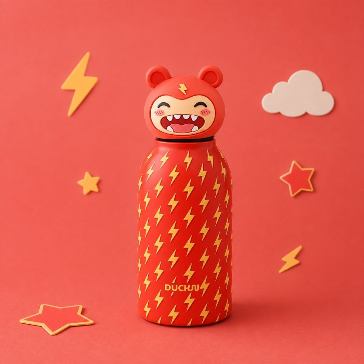 Gourde isotherme monstre rouge, Mimiki rouge, ARTIME