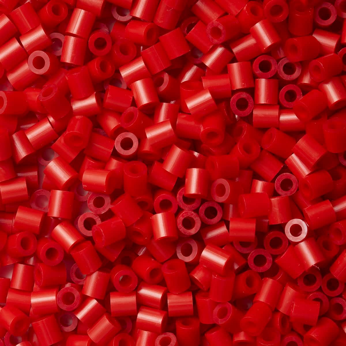 Sachet 1000 perles plastique rouge, HAMA