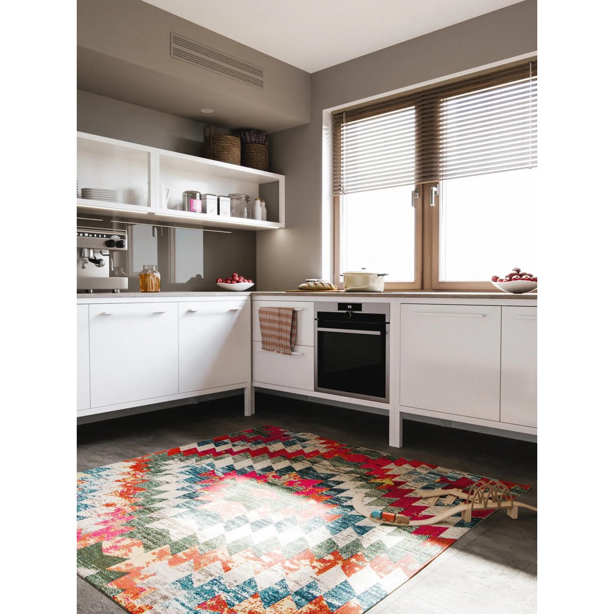Tapis CASA multicouleur, BENUTA