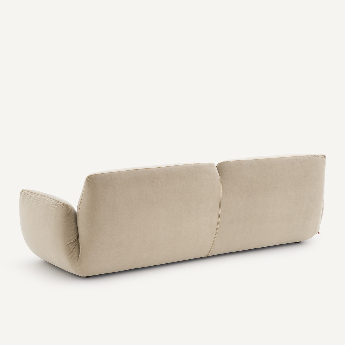 Canapé en velours stonewashed, SPOGANO gris shiitaké, AM.PM