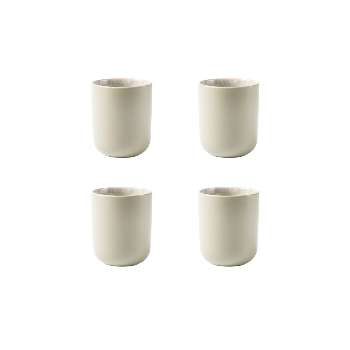 Lot de 4 tasses - "Iris" couleur unique, LAGUIOLE CUISSON