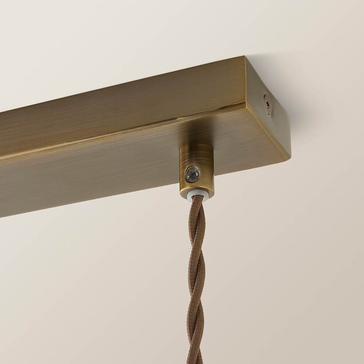 Maddy Pendant Light with Filament Bulb brushed brass, ÉDITÉ